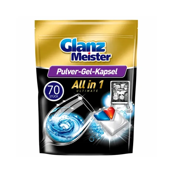 Viên rửa bát Glanz Meister All in One Ultimate 70 viên