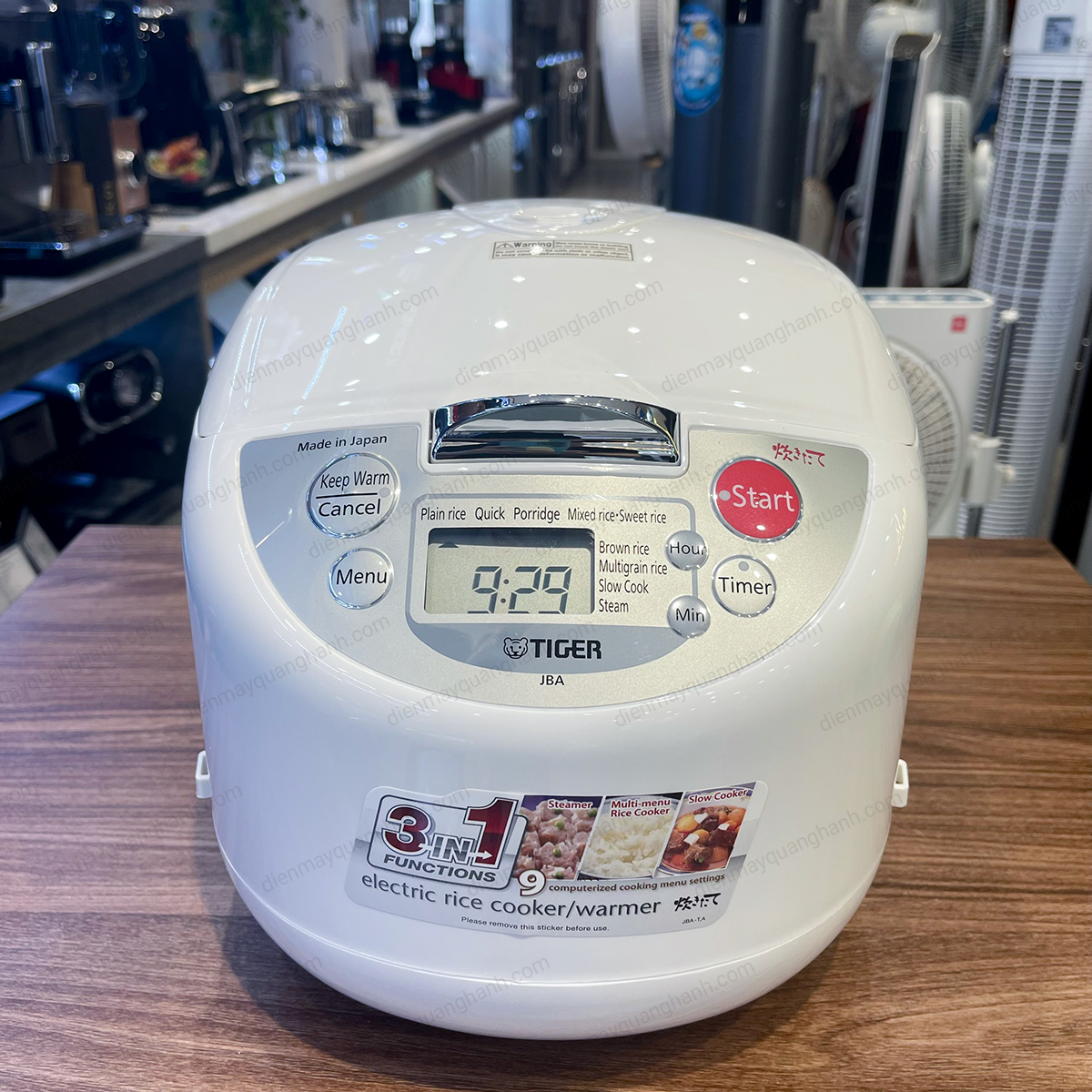 Ảnh thực tế Nồi cơm điện tử Tiger JBA-A18W 1.8 lít