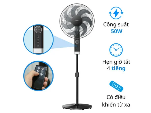 Quạt đứng Midea FS40-23MT
