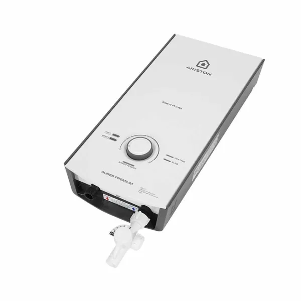 Bình nóng lạnh trực tiếp Ariston AURES Premium 4.5P IVORY 4500W
