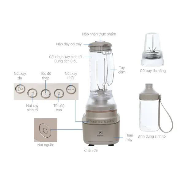 Máy xay sinh tố đa năng Electrolux E7CB1-86SM