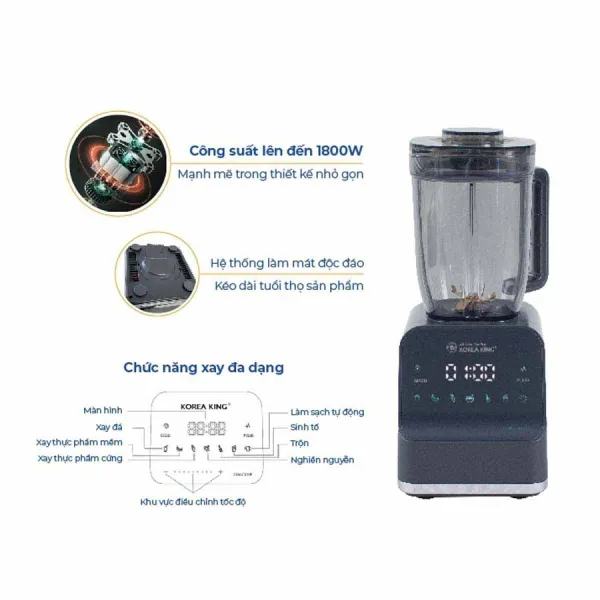 Máy xay sinh tố công nghiệp Korea King PEB-1800