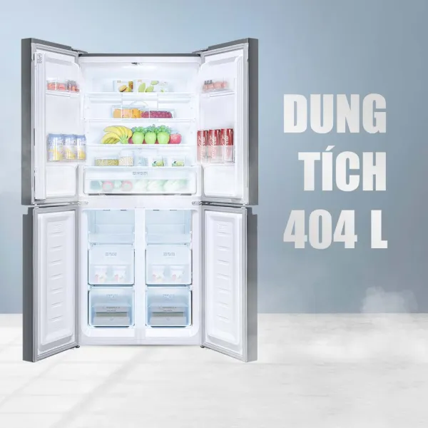Tủ lạnh Sharp Inverter 362 lít Multi Door SJ-FX420V-SL