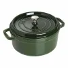 Nồi gang tròn Staub màu xanh rêu 26cm – 5.2L