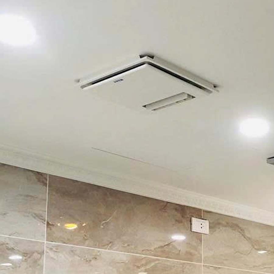Ảnh thực tế Quạt Mát Âm Trần Điều Khiển Từ Xa Hans H10R