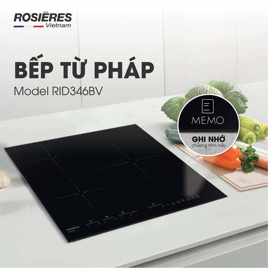Bếp từ 3 vùng nấu Rosieres RID346BV