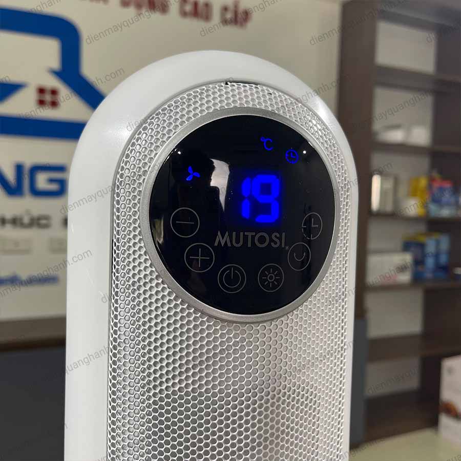 Ảnh thực tế Máy sưởi gốm Ceramic Mutosi MCH-2200