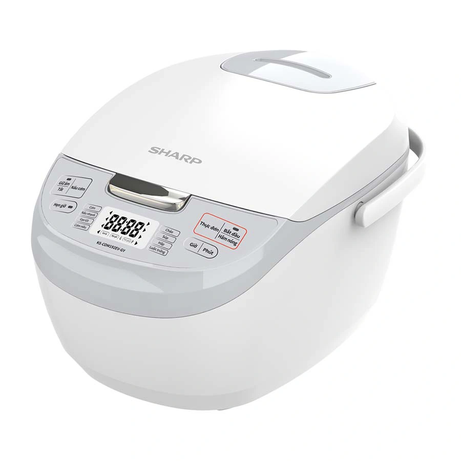 Nồi cơm điện tử Sharp KS-COM192EV-GY dung tích 1.8 lít