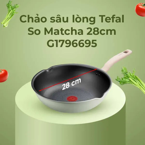 Chảo sâu lòng Tefal So Matcha 28cm G1796695