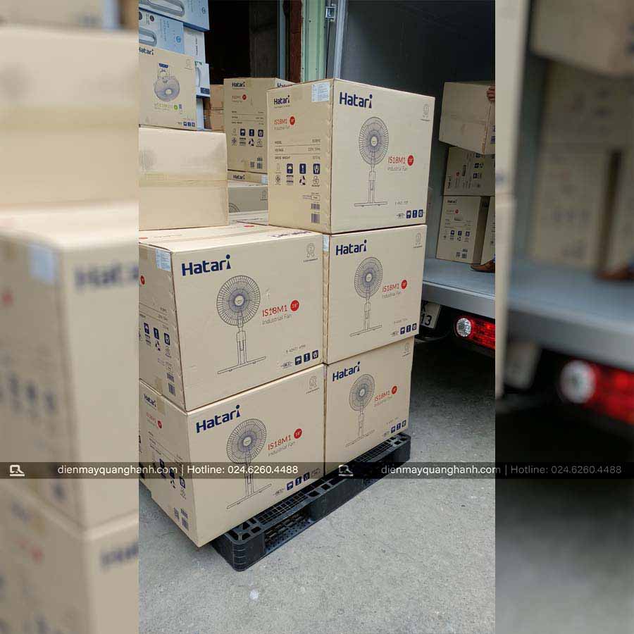 Ảnh thực tế Quạt sàn công nghiệp Thái Lan Hatari IS18M1