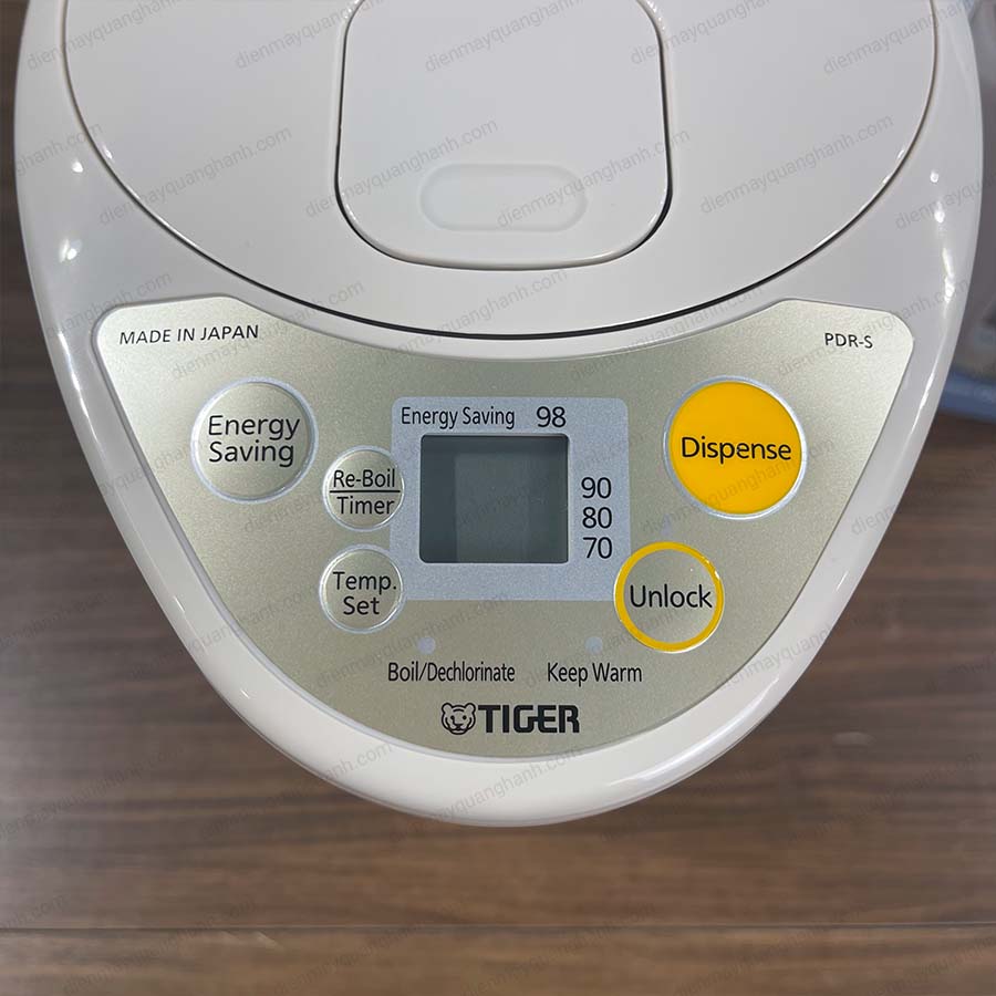 Ảnh thực tế Bình thủy điện Tiger PDR-S40W 4 lít