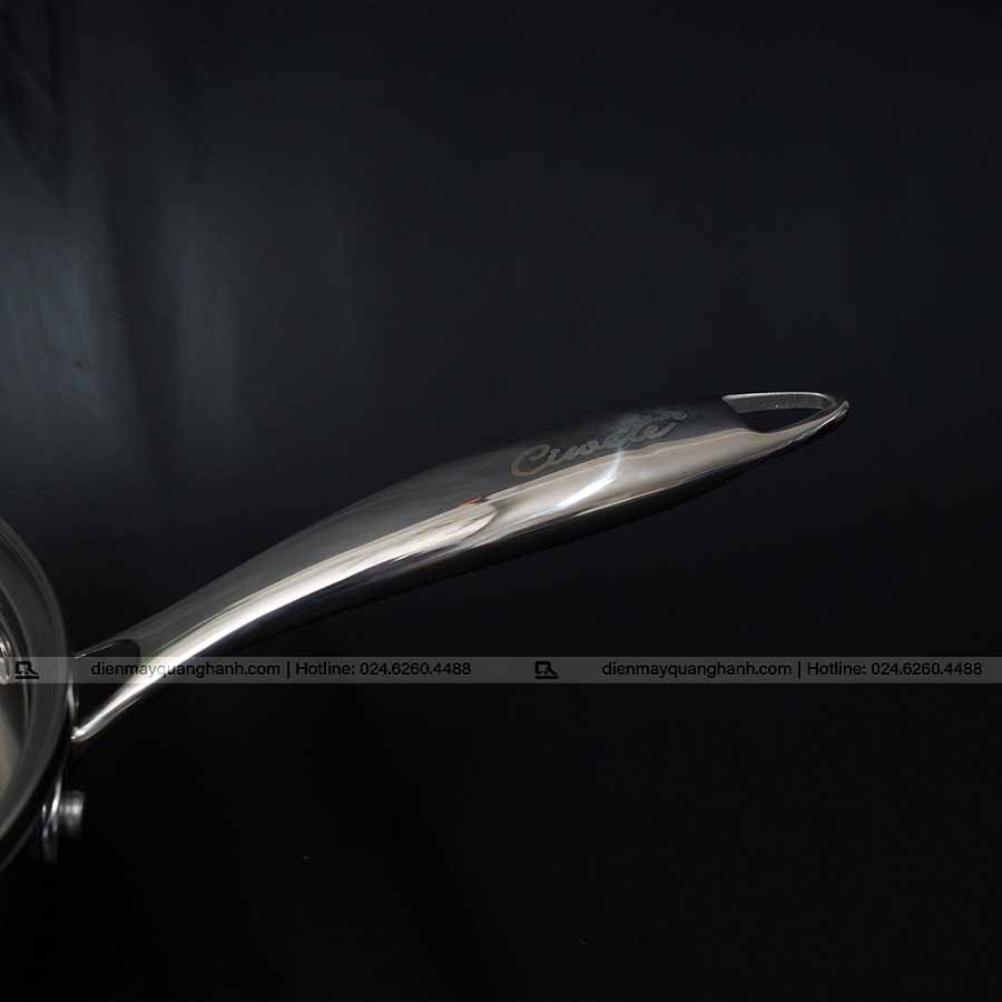 Ảnh thực tế Bộ nồi inox cao cấp Ciwete 7 món có xửng hấp (chảo inox) SS0103-11PC NEW-SS