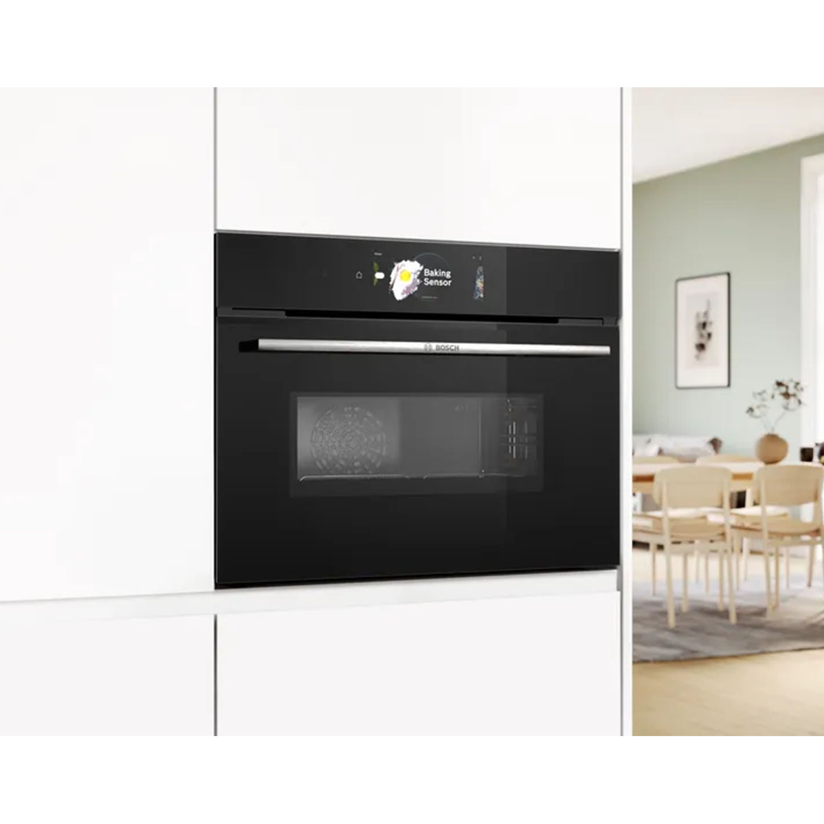 Lò nướng kết hợp vi sóng Bosch CMG778NB1 Series 8 - toàn cảnh sản phẩm