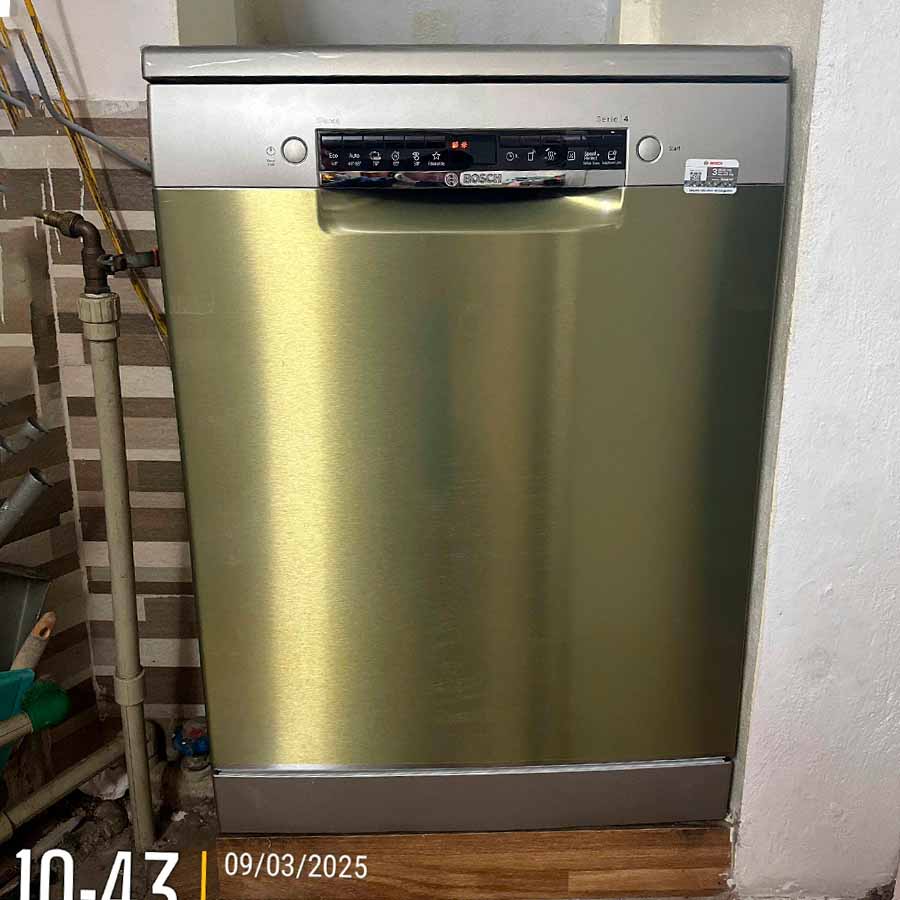 Ảnh thực tế Máy rửa chén độc lập Bosch SMS4HMI07E Serie 4