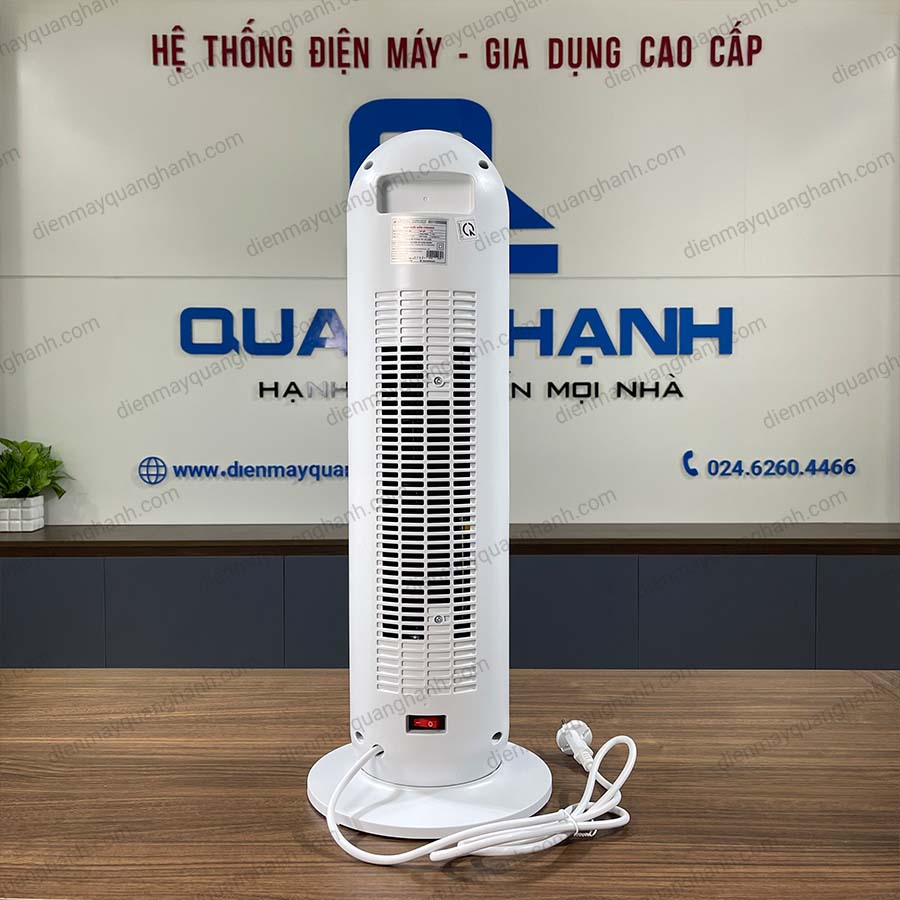 Ảnh thực tế Máy sưởi gốm Ceramic Mutosi MCH-2200