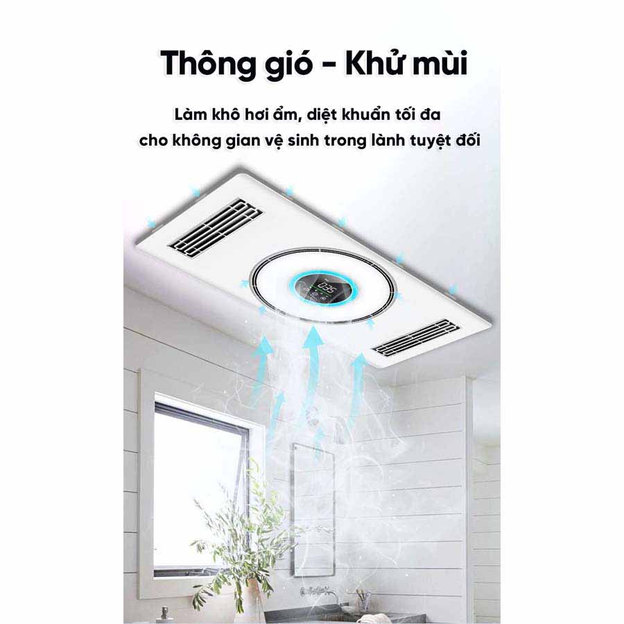 Đèn sưởi điều hòa phòng tắm thông minh Creen CR-CMH688
