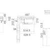 Bếp từ kết hợp hút mùi Elica NIKOLA TESLA SWITCH BL/F/80 – PRF0146210