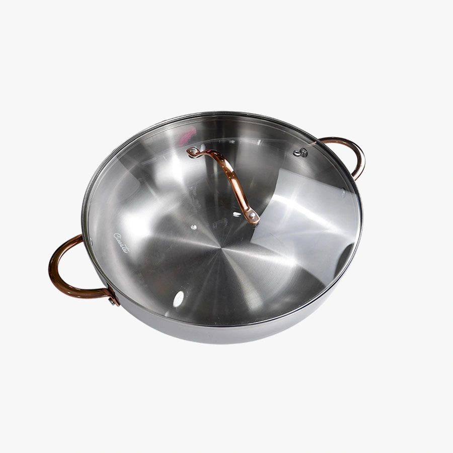 Chảo xào Inox Ciwete Royal Knight 28cm SS0105-A