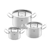 Bộ nồi Fissler Profi set 3 món vung thép