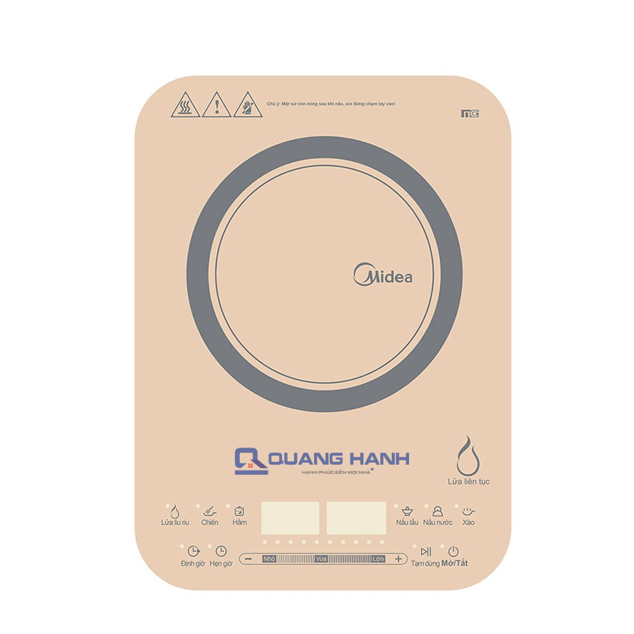 Bếp từ Midea MI-T2117DA 2100W - toàn cảnh sản phẩm