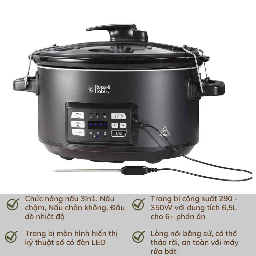 Nồi Nấu Chậm Sousvide Russell Hobbs 25630-56 6,5L - toàn cảnh sản phẩm