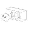 Lò nướng âm tủ 81 lít Hafele HC-O811B 495.10.035