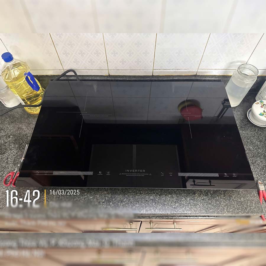 Ảnh thực tế Bếp từ đôi Junger CEJ-201-II
