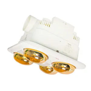 Đèn sưởi nhà tắm Kohn BU04GR 4 bóng