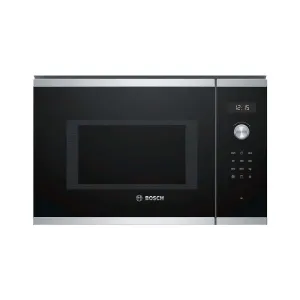 Lò vi sóng có nướng ẩm tủ Bosch BEL554MS0B Serie 6 mặt kính đen