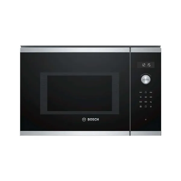 Lò vi sóng có nướng ẩm tủ Bosch BEL554MS0B Serie 6 mặt kính đen