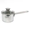 Quánh Inox 430 Fivestar nắp kính 12cm FSQ12001