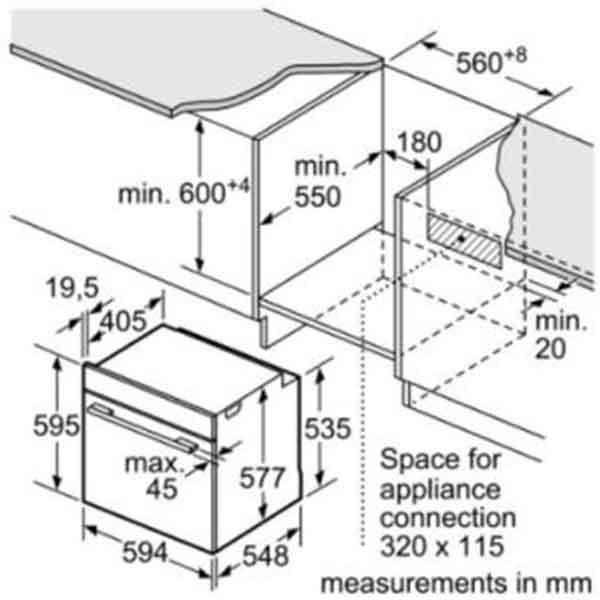 Lò Nướng Bosch HBG633BS1A