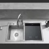 Máy rửa bát tích hợp Malloca WQP6-890F4