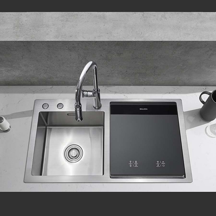 Máy rửa bát tích hợp Malloca WQP6-890F4