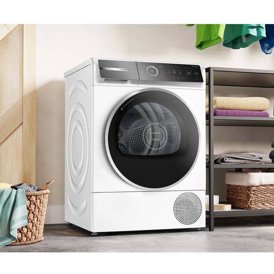 Máy sấy bơm nhiệt Bosch WQB245B0SG 9KG Series 8