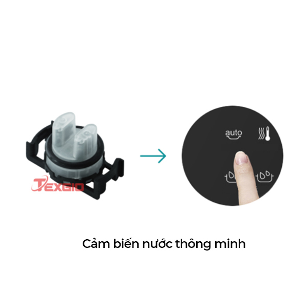 Máy rửa chén bát có sấy khí nóng Texgio H595DT08S