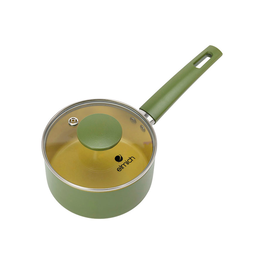 Quánh chống dính Ceramic Elmich Olive Classic EL5533OV16 size 16cm