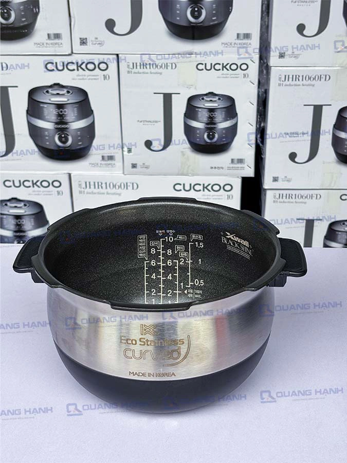 Ảnh thực tế Nồi cơm điện cao tần áp suất Cuckoo CRP-JHR1060FD dung tích 1.8 Lít