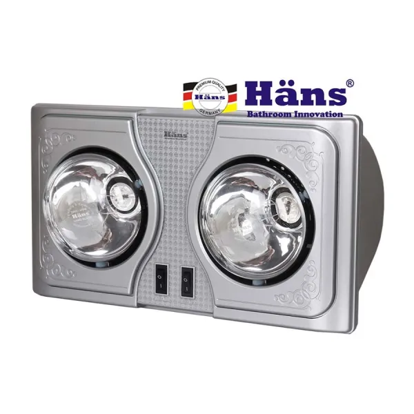Đèn sưởi nhà tắm Hans H2B 2 bóng