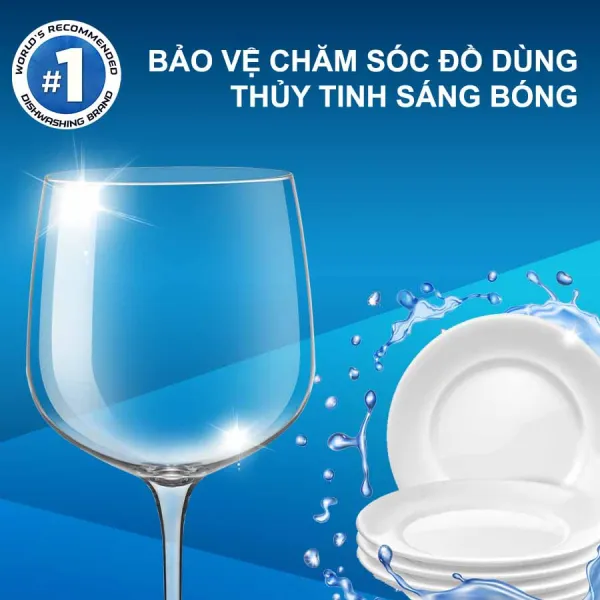 Viên rửa bát Finish Quantum 64 viên hương chanh