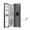 Tủ lạnh Aqua Inverter 524 lít Side By Side AQR-SW541XA(FB)