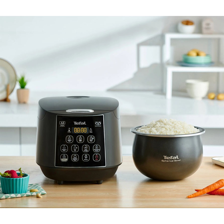 Nồi cơm điện tử Tefal Easy Rice Plus RK736B68 1.8L