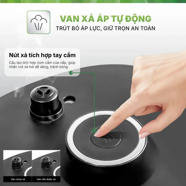 Nồi áp suất đa năng Habibullet PHB-8386 Hercules