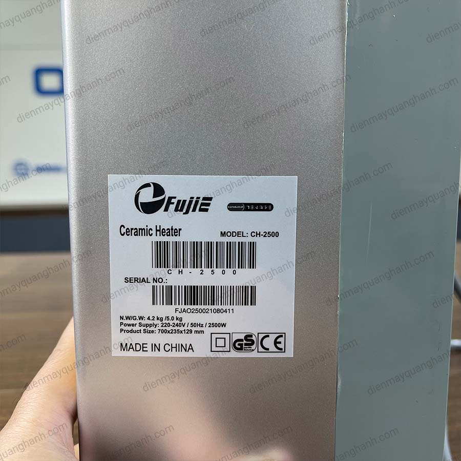 Ảnh thực tế Máy sưởi điều hòa FujiE CH-2500