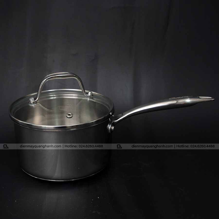 Ảnh thực tế Bộ nồi inox cao cấp Ciwete 7 món có xửng hấp (chảo chống dính) SS0103-11PC NEW-NS