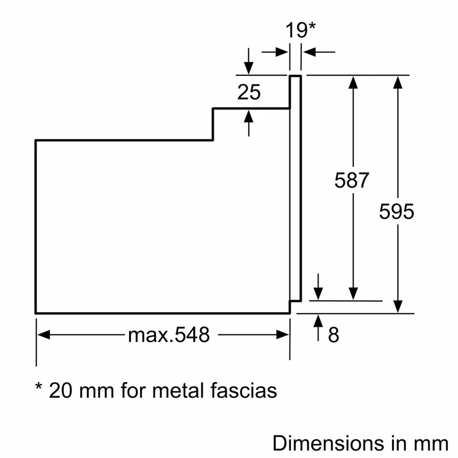 Lò nướng âm tủ Bosch HBF512BS1H 66 lít