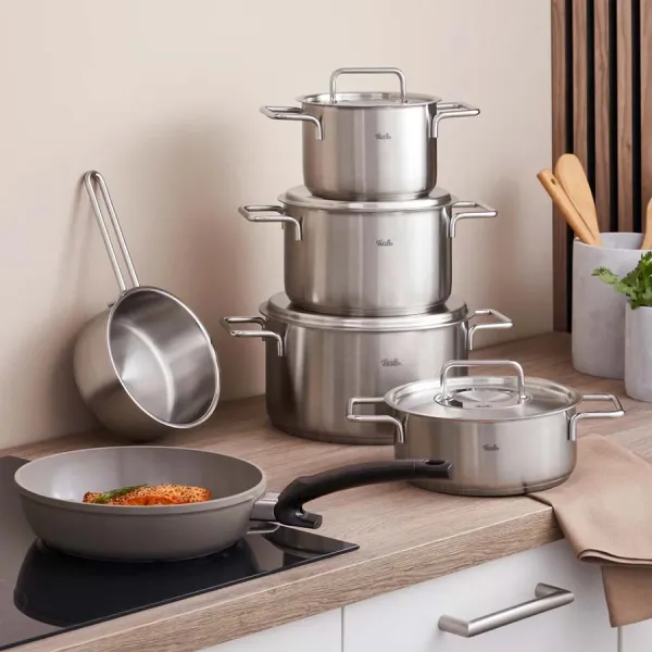 Bộ nồi Fissler Pure Collection 6 món kèm chảo chống dính 24cm