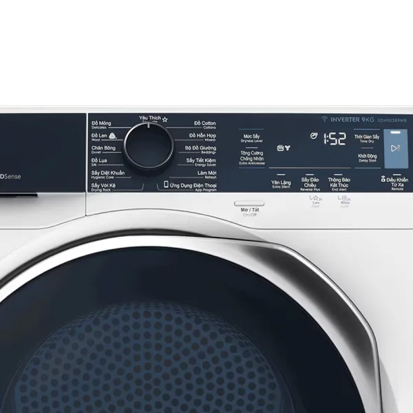 Máy sấy bơm nhiệt Electrolux 9 kg EDH903R9WB