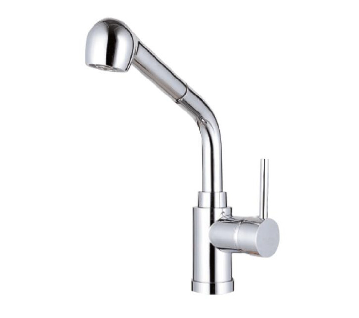 Vòi rửa bát đồng thau mạ Chrome K119T9
