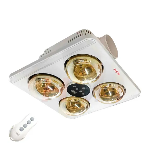 Đèn sưởi nhà tắm 4 bóng âm trần Kohn BU06GR